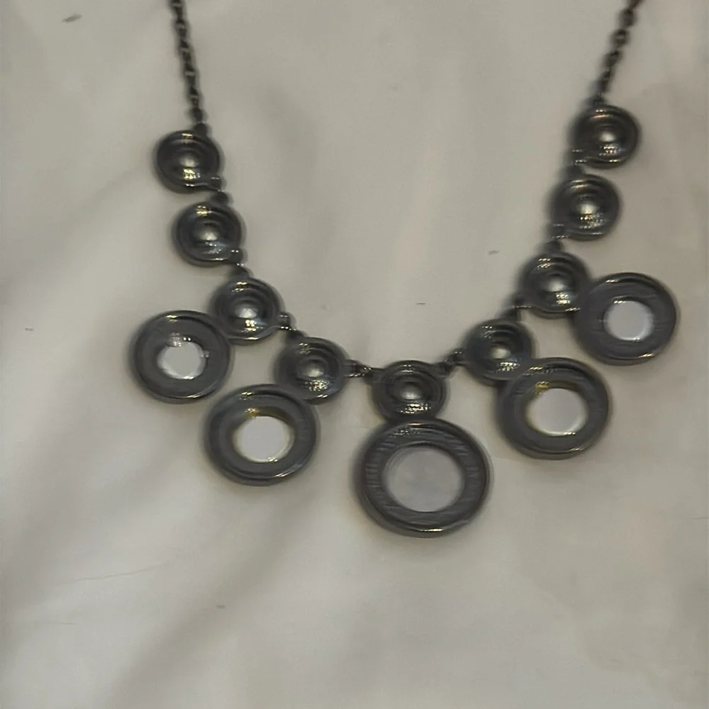 Vintage Purple Statement Necklace